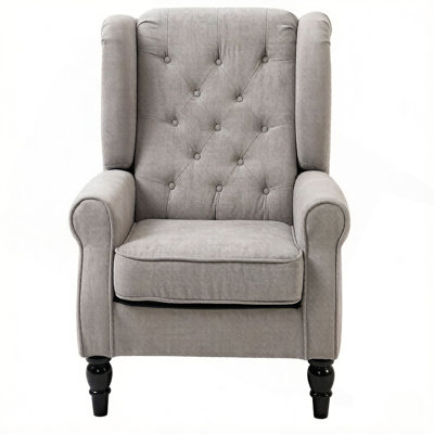 High Wingback Reading Chair,Accent Chair,Button Tufted Accent Chair(Only Accent Chair)