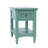 Pearce Modern Farmhouse Chairside End Table with Storage Shelf - Fern Green-344224217