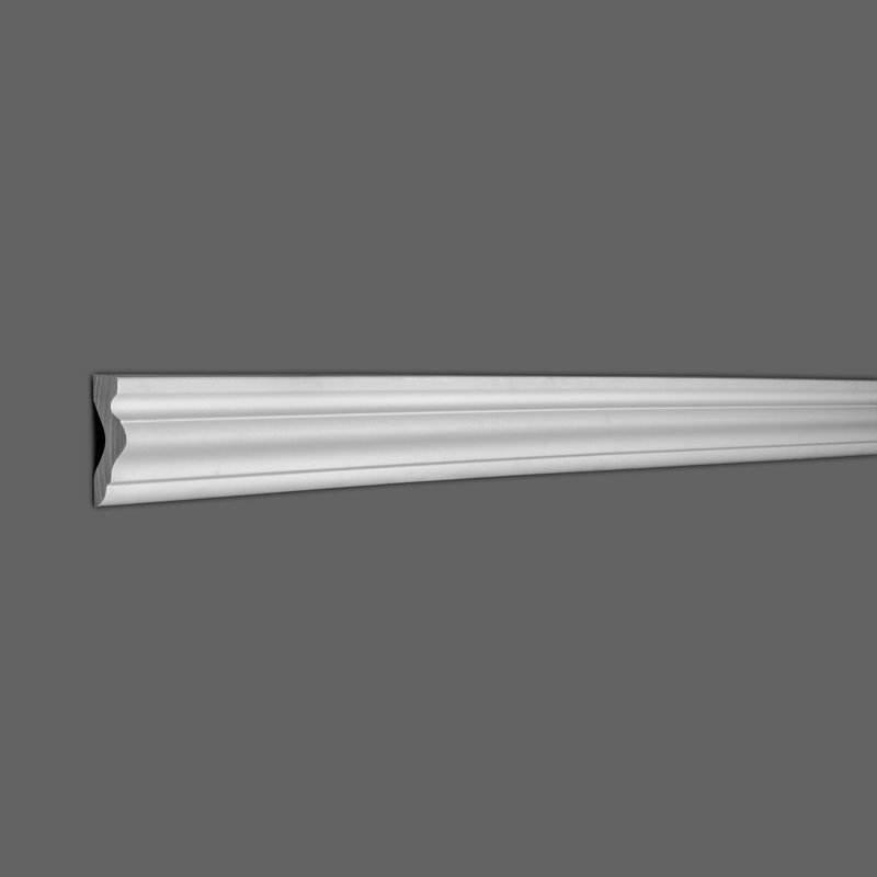 Moulure de panneau en polyuréthane uni 2-9 / 16 po x 13/16 po x 94-1 / 2 po Pro L 39 po, 5 Pack