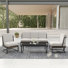 Bricelynn 5 - Person Aluminum & Wicker Outdoor Sofa Seating Group with Cushions & Pillows