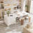 Height-Adjustable Kitchen Island With Dual Storage