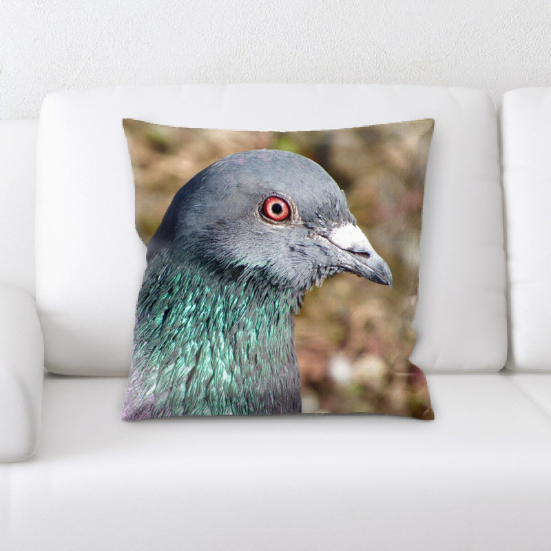 Microsuede Reversible Throw Pillow