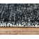 Schram Chevron Handmade Tufted Wool Black/White Area Rug