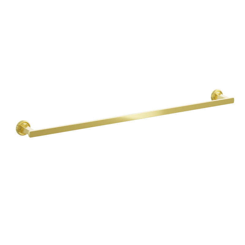 Porte-serviettes Emtek, H 1,625 po x L 31,34 po x P 3,125 po, Laiton non laqué