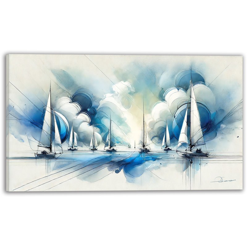 Impression sur toile, "Voile dans les rêves", H 20 po x l 35 po x P 1,5 po