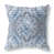 Bleu / brun floral / cachemire
