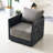 Aluminum Woven Strap Lounge Chair With Cushions