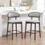 Tabouret de comptoir en bois massif-354948332