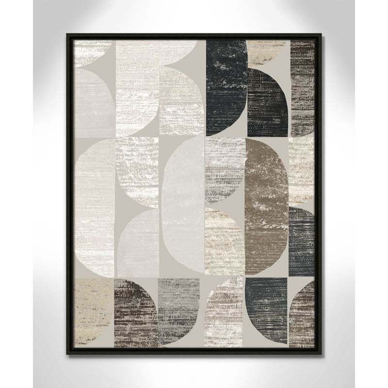 «Shape and Form I Print» par Tom Reeves, Espresso, H 29,5 po x l 23,5 po