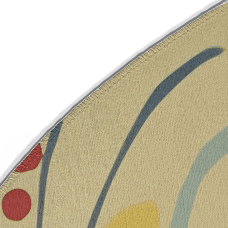 Jazzy Jingle Indoor And Outdoor Area Rug, Round 5'