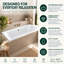 x Soaking Acrylic Bathtub-950906206