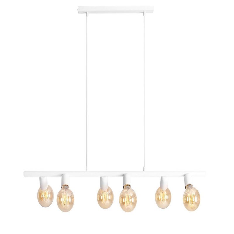 Damia 6 - Light White Teardrop Pendant
