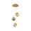 Ice Cube Round Multi-Light 4-CCT Pendant