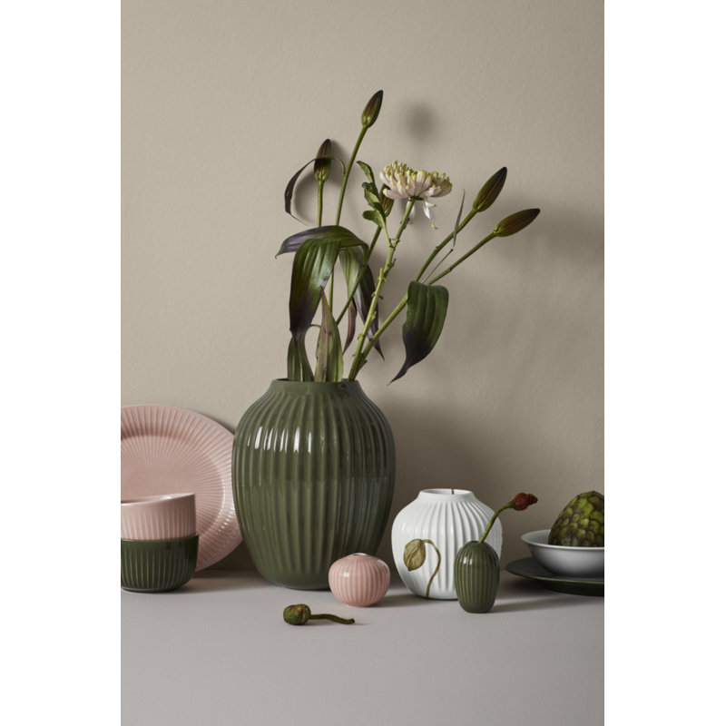 Hammershøi Stoneware Table Vase, 5.1" H x 5.3" W x 5.3" D