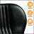 Heavy Duty Reclining Barber Chair With 360° Swivel, Height Adjustable, And Reinforced Stitching For Professional Salons