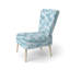 Fauteuil décoratif abstrait - Fauteuil blanc Coastal Mist-2095858312