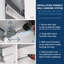 Garage Core 3 armoires profondes et portes en blanc-1470644859