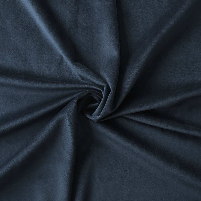 Paire de rideaux obscurcissant en velours, Bleu marine, 50 po x 96 po