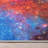  Celestial Space Supernova Modern Abstract Multi Color Flat-Weave 5'3" x 7'3" Area Rug