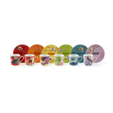 Fuji 6 Piece Coffee Cup & Saucer Set