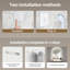 Lunara UL Certified Arch Wall Mirror, LED Bathroom Vanity Mirror with Dimmable 3-Color Lighting & Anti-Fog-1309742250