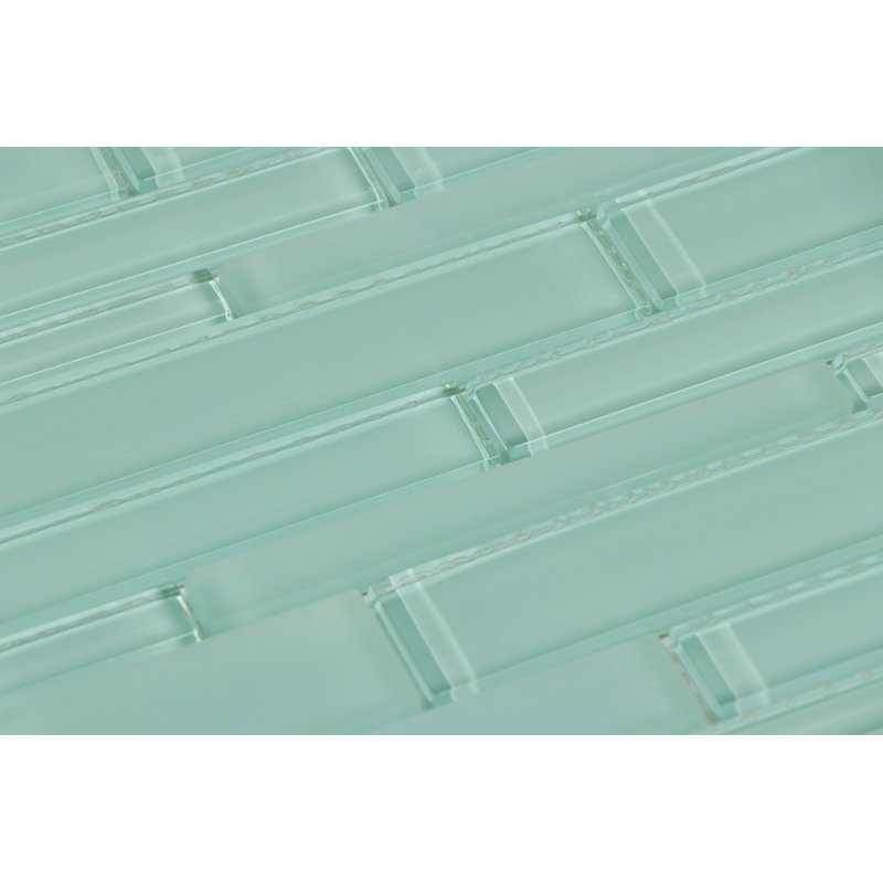 Carreau de mosaïque en verre de qualité supérieure, Menthe