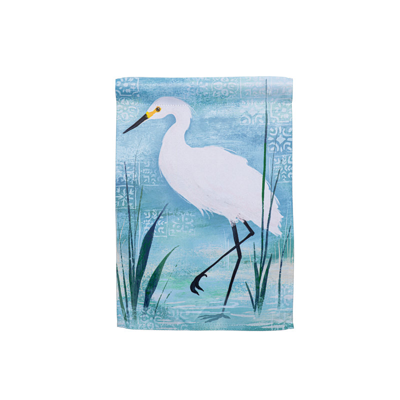 Drapeaux de jardin réversibles Blue Heron