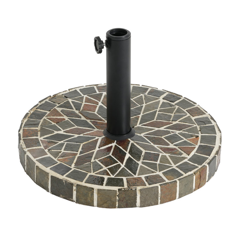 12 x 12 center metal tile for holding patio umbrella PURPLE LEAF Outdoor Market 12' 9' Rectangle Gray 8 Ribs The double top 12 ft square cantilever umbrella pro is ideal for yards Riviera Round Mosaic Tile Outdoor