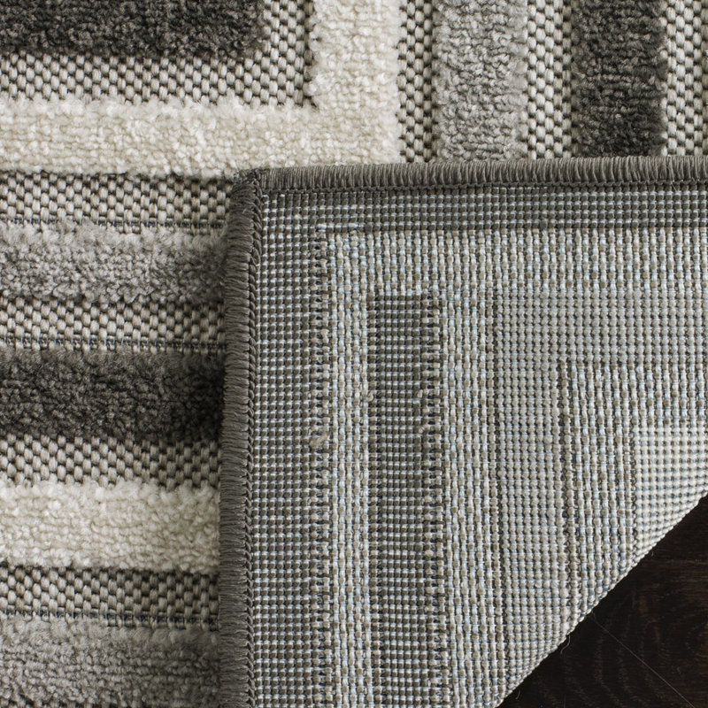 Tapis extérieur gris Schaefer, Rectangle 3'3" x 5'3"
