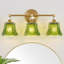 Luminaire de meuble-lavabo rétro, 3 lumières avec abat-jour en cristal rose, rétro-1570809189-1570809188