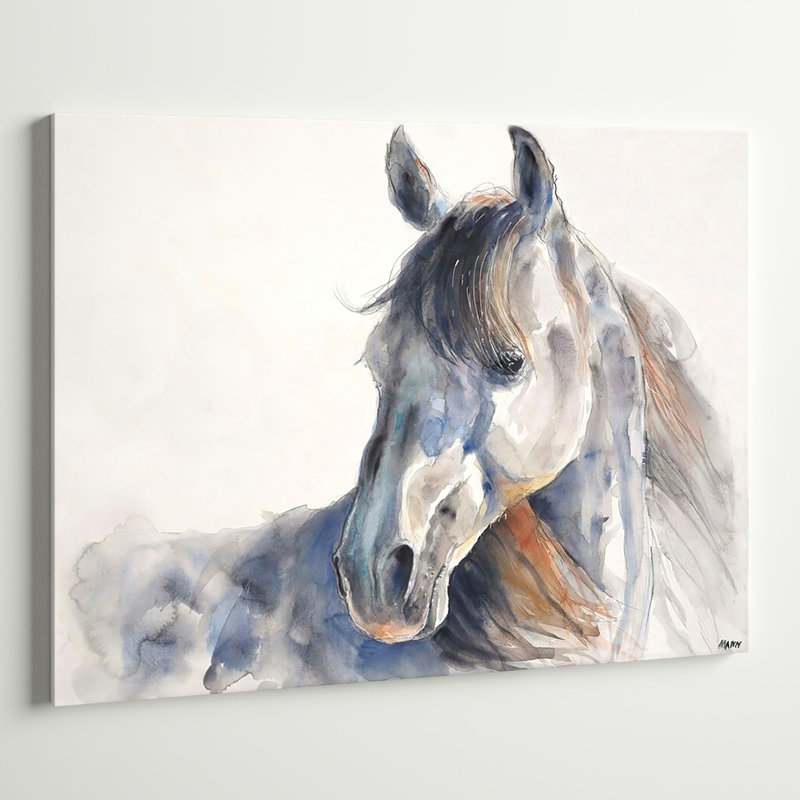 «Look back» par Patti Mann - reproduction d'art sur toile, Toile tendue, H 12 po x l 16 po, Sans cadre
