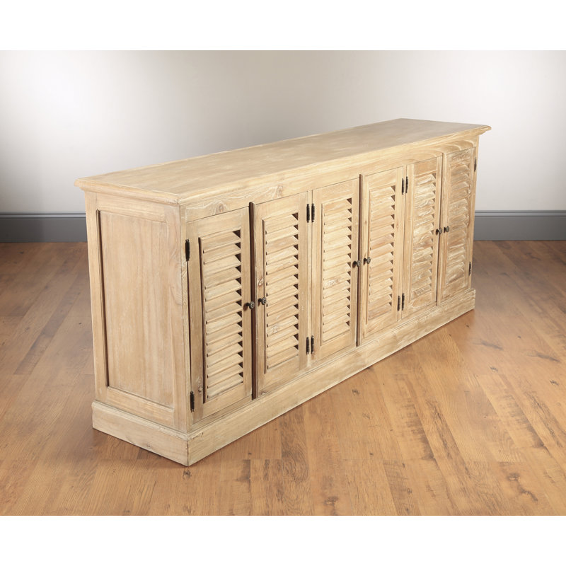 80'' Mahogany Wood Sideboard