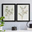 "Single Sprig I", ensemble de 2 impressions sur toile encadrées-1859887774-1859887773