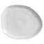 Nouvelle assiette plate en grès céramique blanche de 12,2 po New - allant au four à micro-ondes, au four et au lave-vaisselle, par Porto Brasil