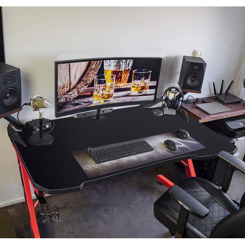Bureau d'ordinateur Sinead, Rouge