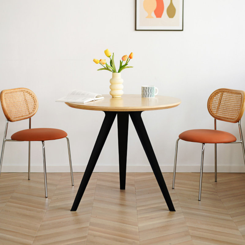 Table de salle à manger Burlywood, H 29,53 po x L 31,5 po x l 31,5 po, Burlywood