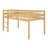 Twin Size Wooden Low Loft Bed With Included Ladder