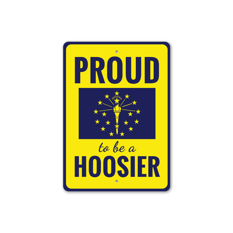Plaque en aluminium State Pride, H 18 po x l 12 po x P 0,06 po