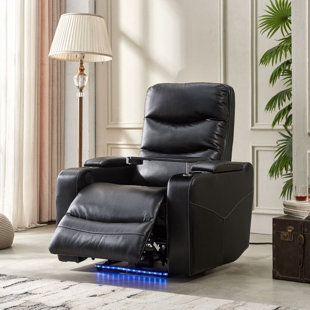 Magic Home Electric Power Lift Home Theater Light Gray Recliner