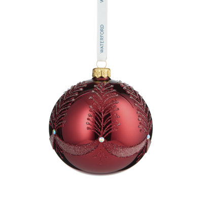 Waterford Holiday Heirlooms Blue Bauble Ornament