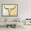 Cow Skull Print On Canvas