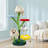 Epifano 63.8'' H Floral Cat Tree with Hammock and Condo