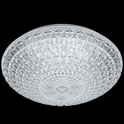 Acrylic 1 - Light Flush Mount