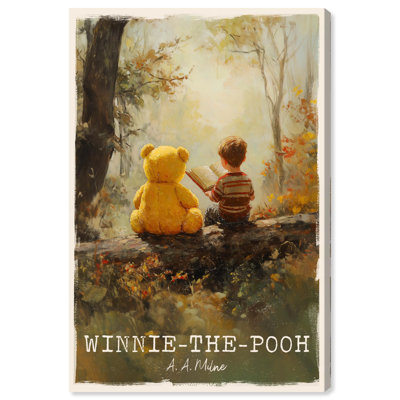 «Classic Winnie the Pooh», toile classique par Art Remedy
