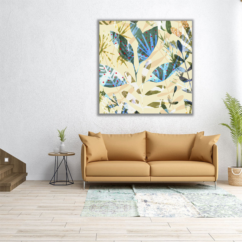 «Technicolor Jungle II», reproduction d'art sur toile, H 24 po x l 24 po
