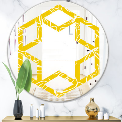 Miroir mural éclectique Hexagon Star