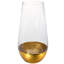 Larken Gold Clear 63.5cm Glass Table Vase