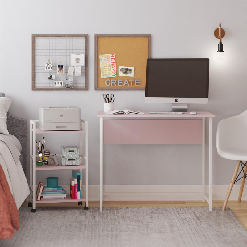 Bureau Didem, Rose / blanc