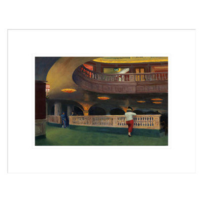 «The Sheridan Theatre» par Edward Hopper, impression giclée sur cadre