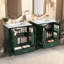 Ensemble de meuble-lavabo 60 po avec lavabo double 60 po, 2 armoires avec porte et 2 tiroirs-910642482